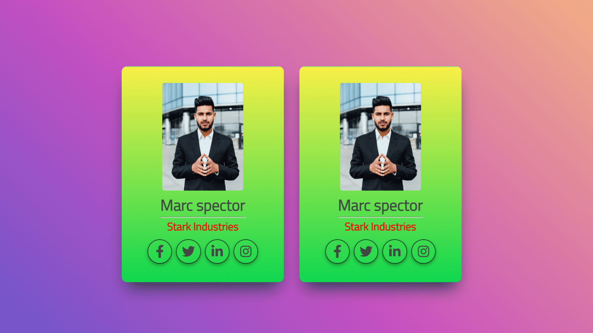 CSS Profile Card