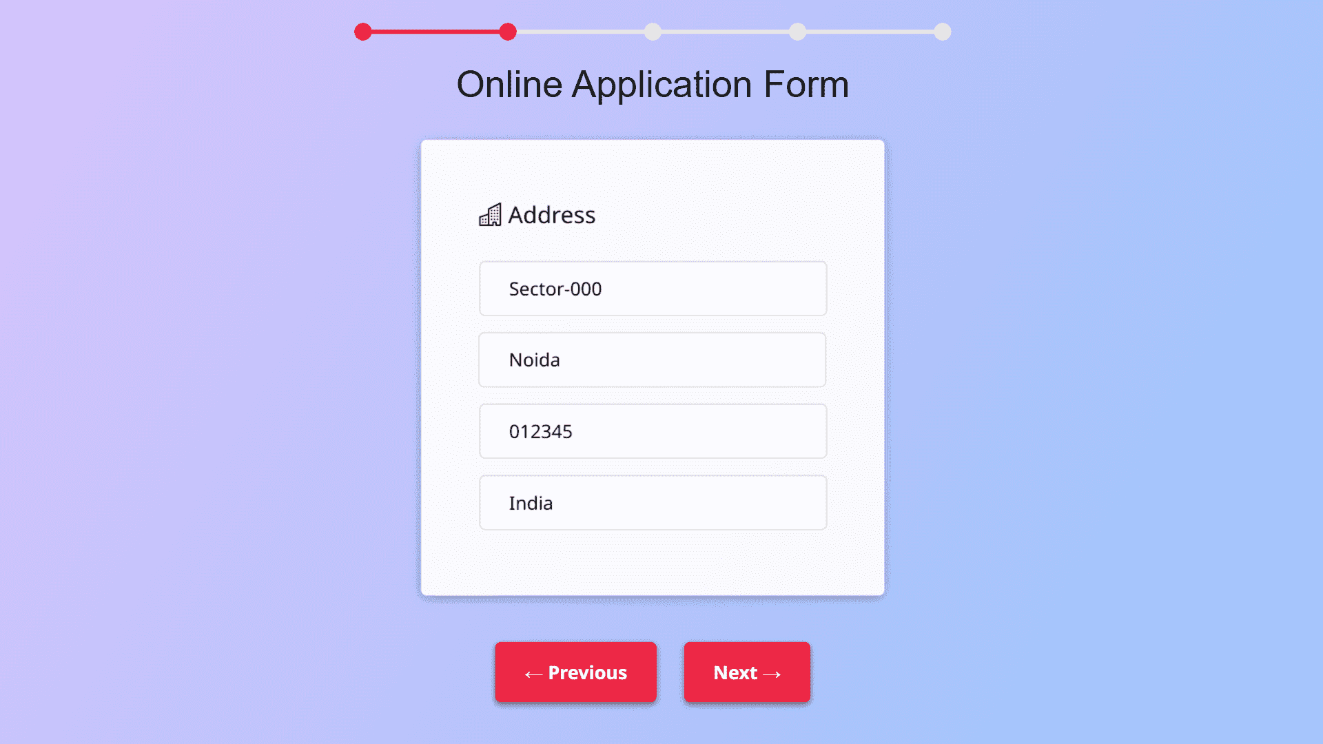 jquery multi-step application form bytewebster